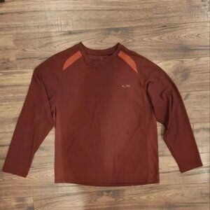 C9 by Champion Men's Waffle Knit Long Sleeve Crew Neck Pullover Shirt Large L